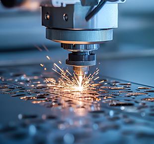 Which industries are laser cutting machines suitable for?